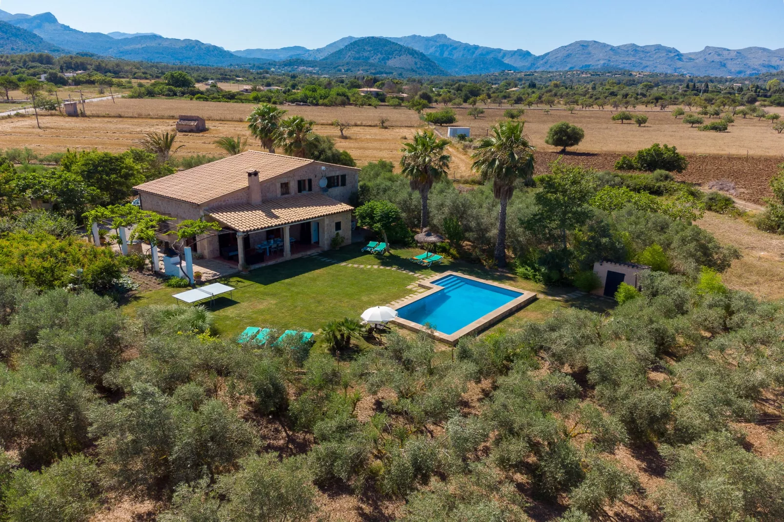 Cal Mercader Gran Villa con Piscina y Jardín-Buitenlucht