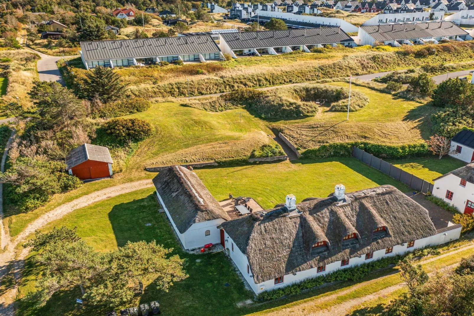 Vakantiehuis in Blokhus met zwembad-Buitenlucht