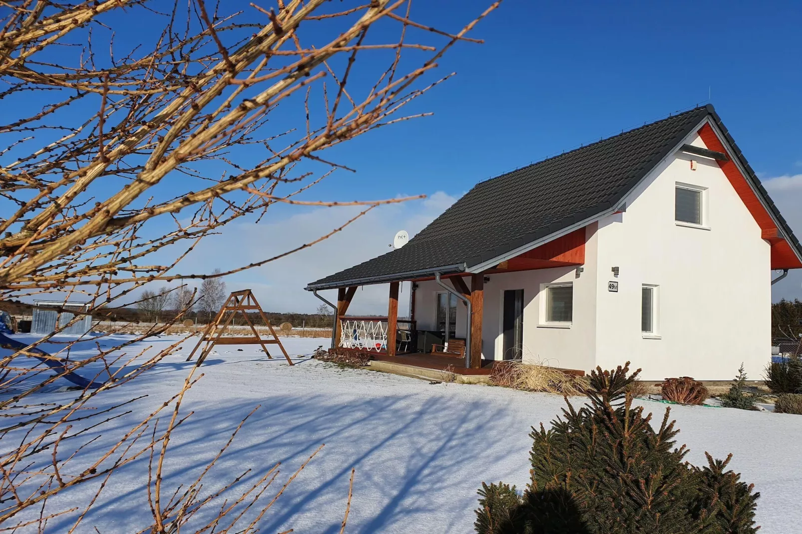 Holiday home in Smoldzino-Woonkamer