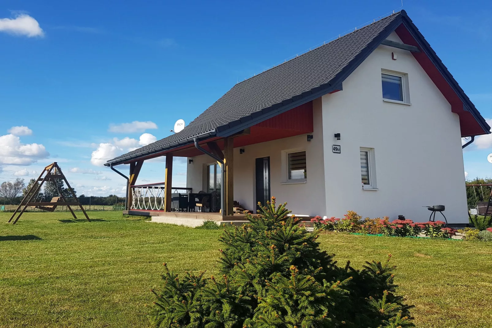 Holiday home in Smoldzino-Woonkamer