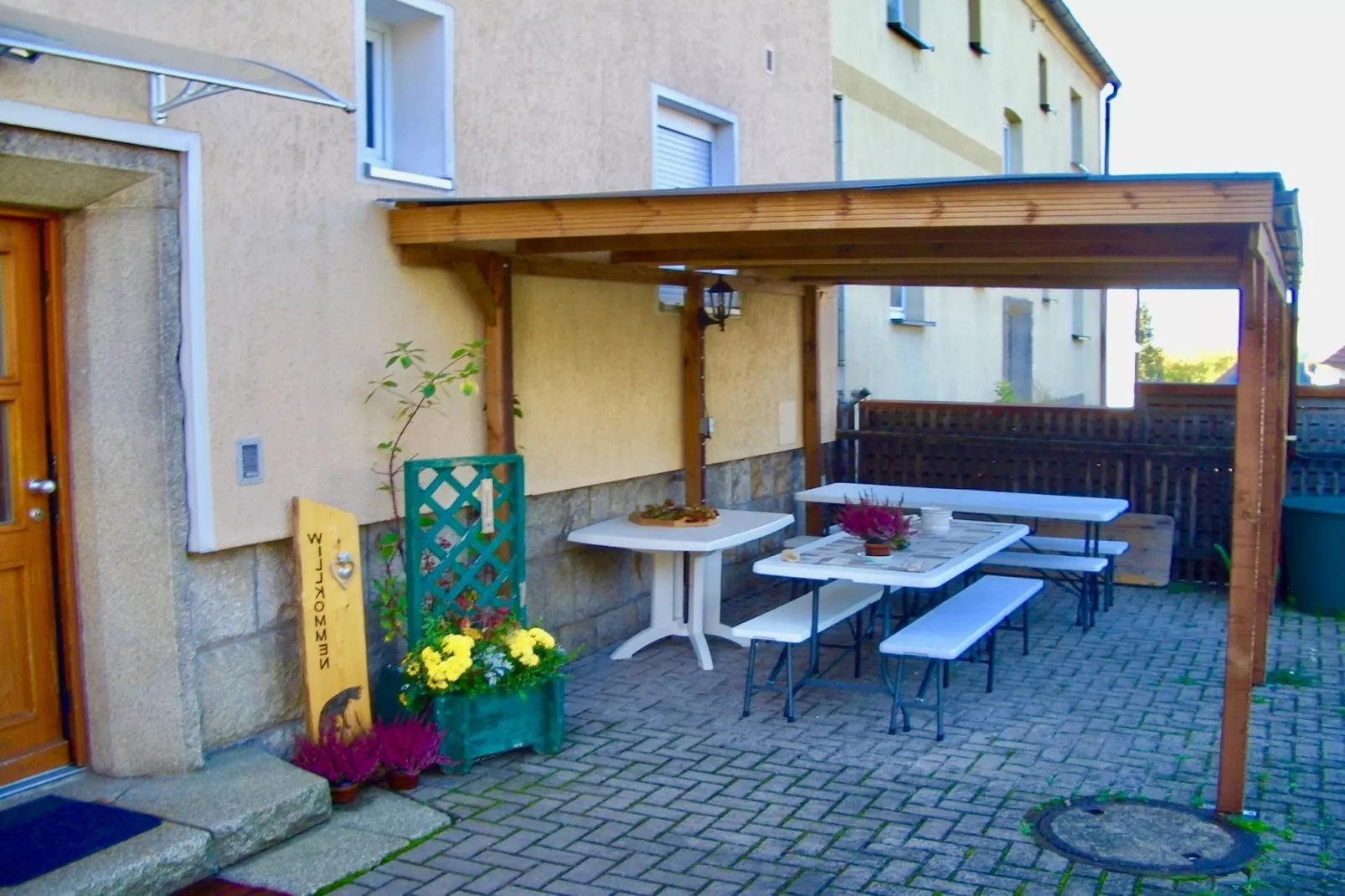 Ferienwohnung in Arzberg 1OG-Slaapkamer