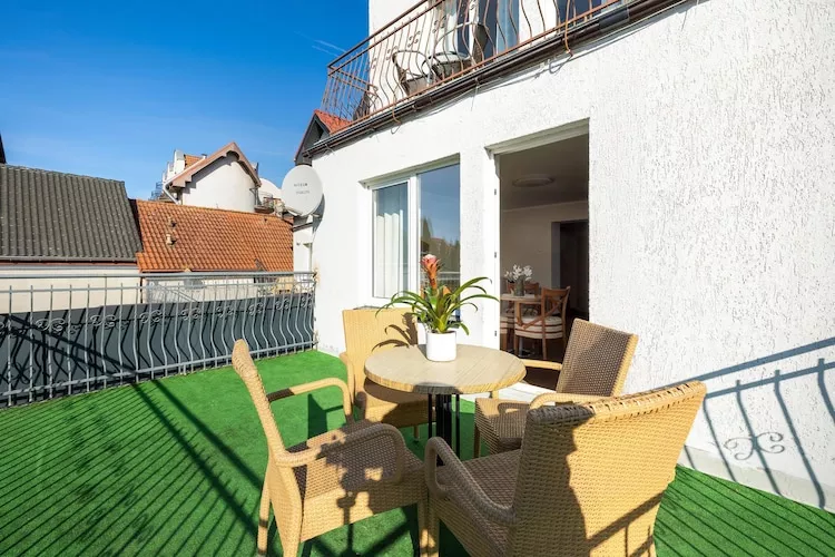 Studio wakacyjne nr 1 dla 4 osób Rewal-Terrasbalkon