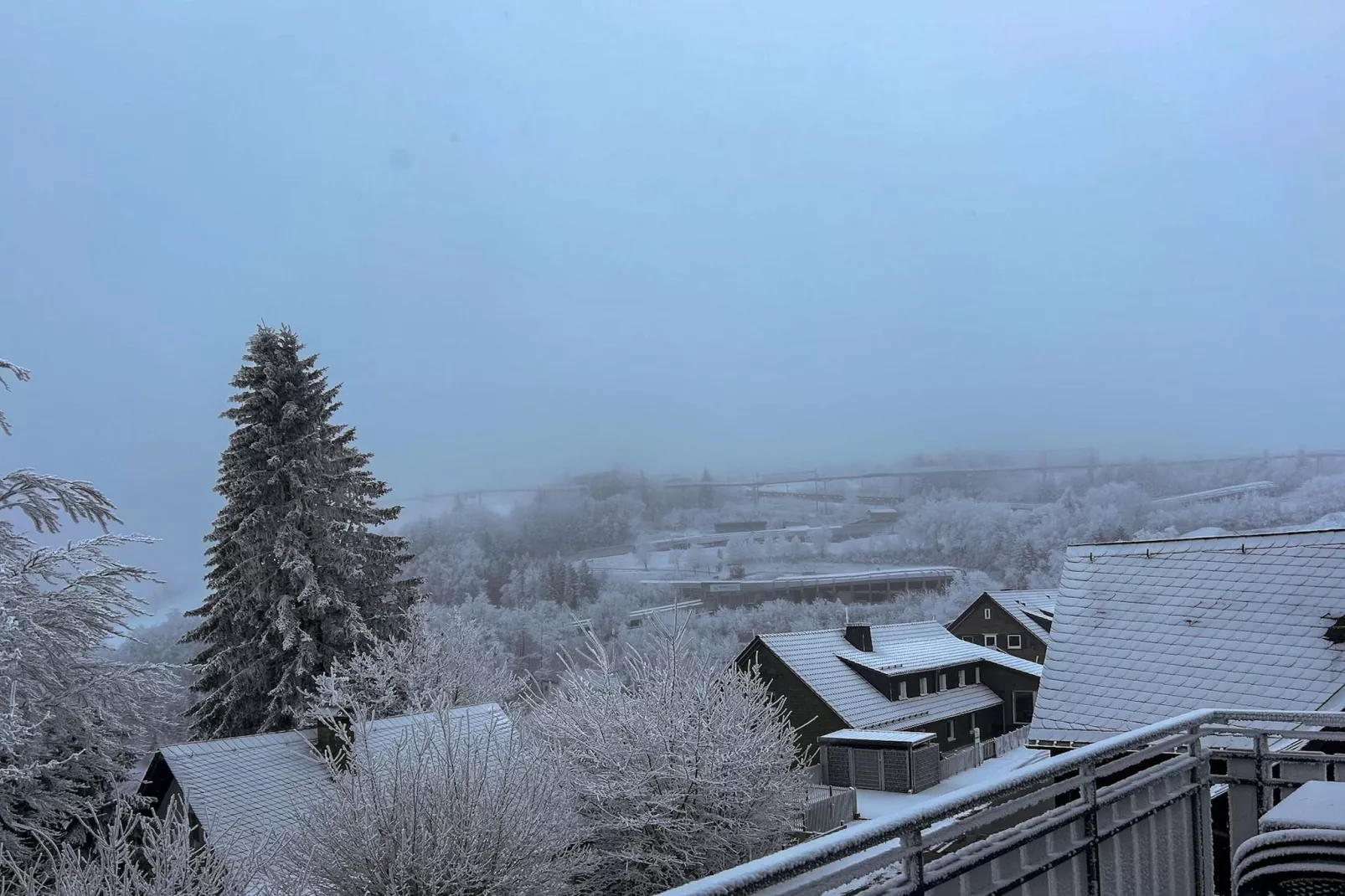 Apartment Buchenweg-Uitzicht winter