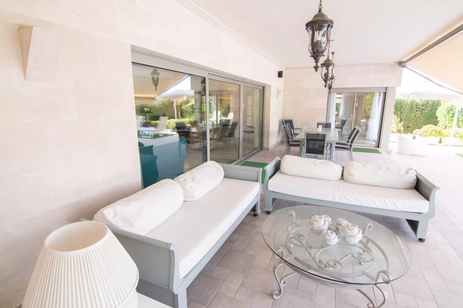 Luxury Villa Marratxí-Terrasbalkon