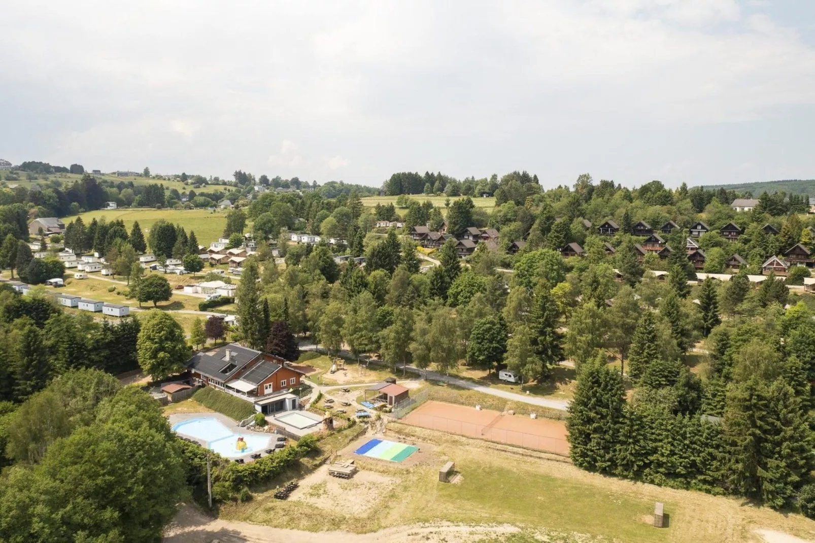 Comet 27 Lodges-Gebieden zomer 20km