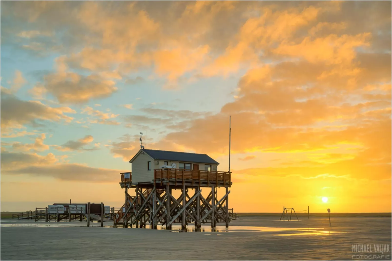 Ferienwohnung Nordseeblick in St Peter-Ording-Gebieden zomer 5km