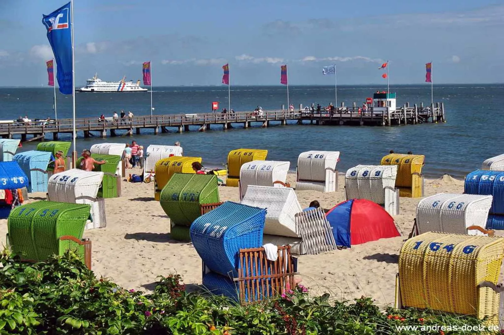 Ferienwohnung in Wyk auf Föhr - Wohnung 7-Gebieden zomer 5km