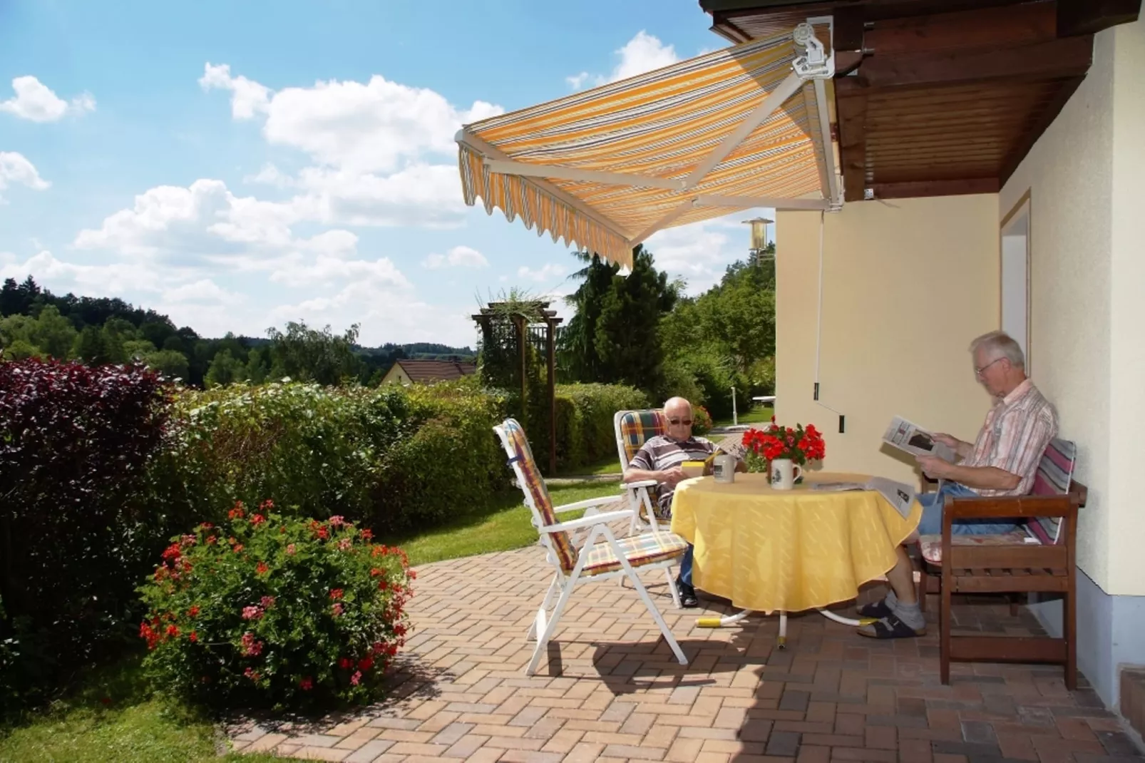 Fränkische Schweiz-Terrasbalkon