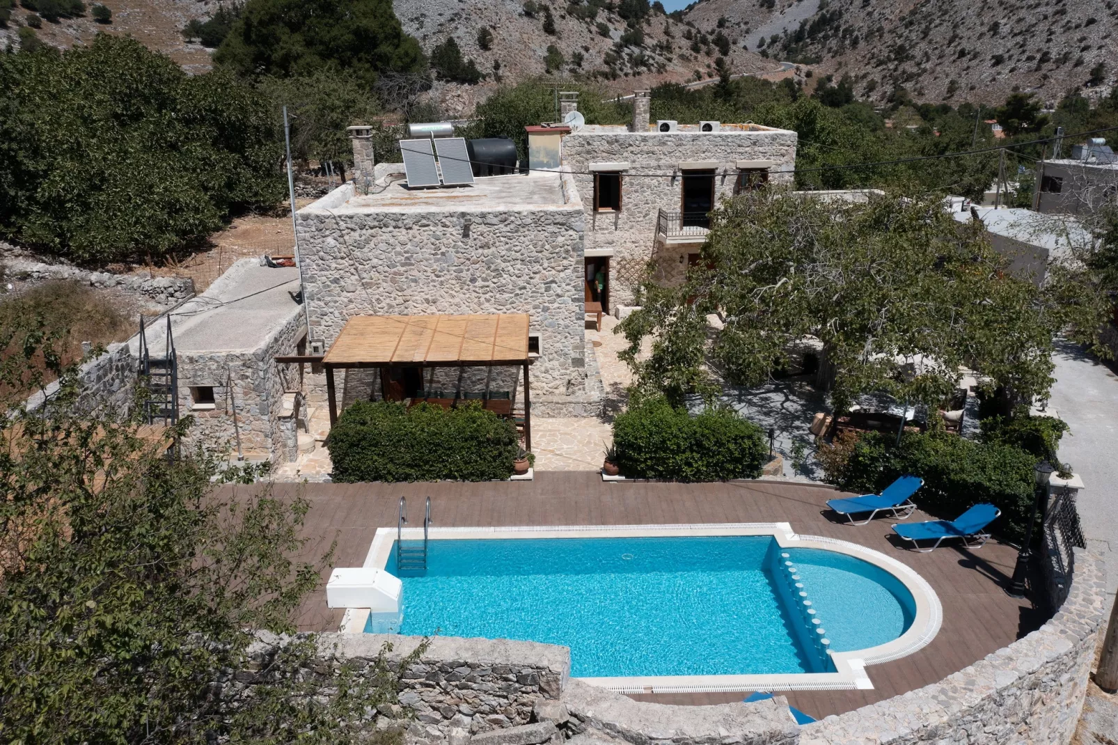 Archodiko Villa Imbros-Zwembad