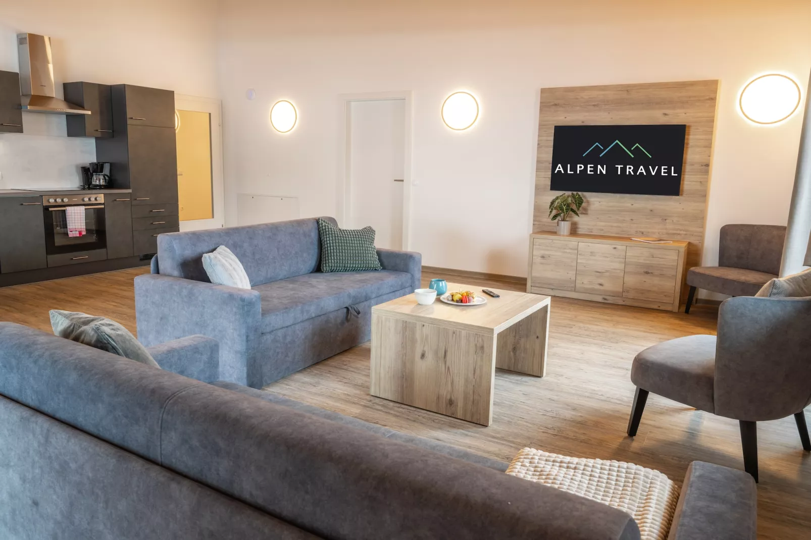 Alpenstyle Resort Fieberbrunn  FB3P-Woonkamer