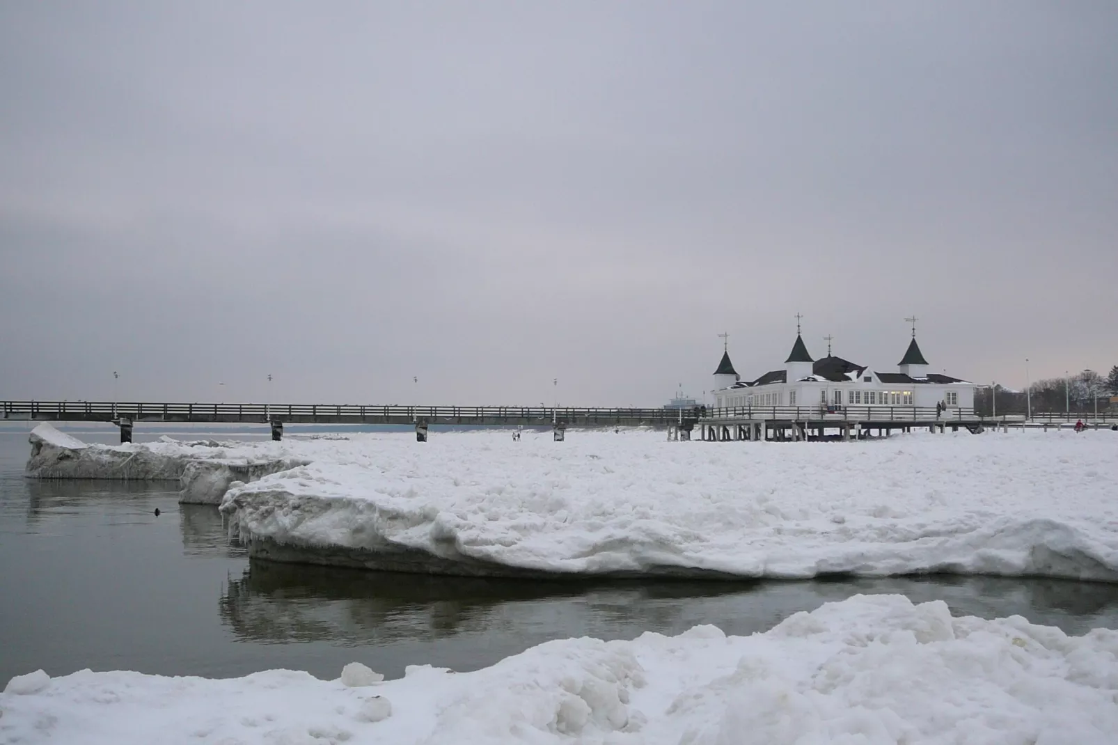 Urlaub auf der Insel Usedom-Gebied winter 5km