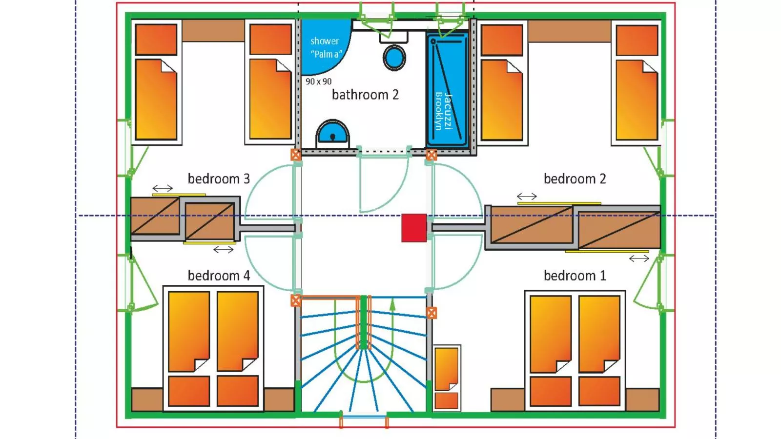 Sjenharieja-Plattegrond