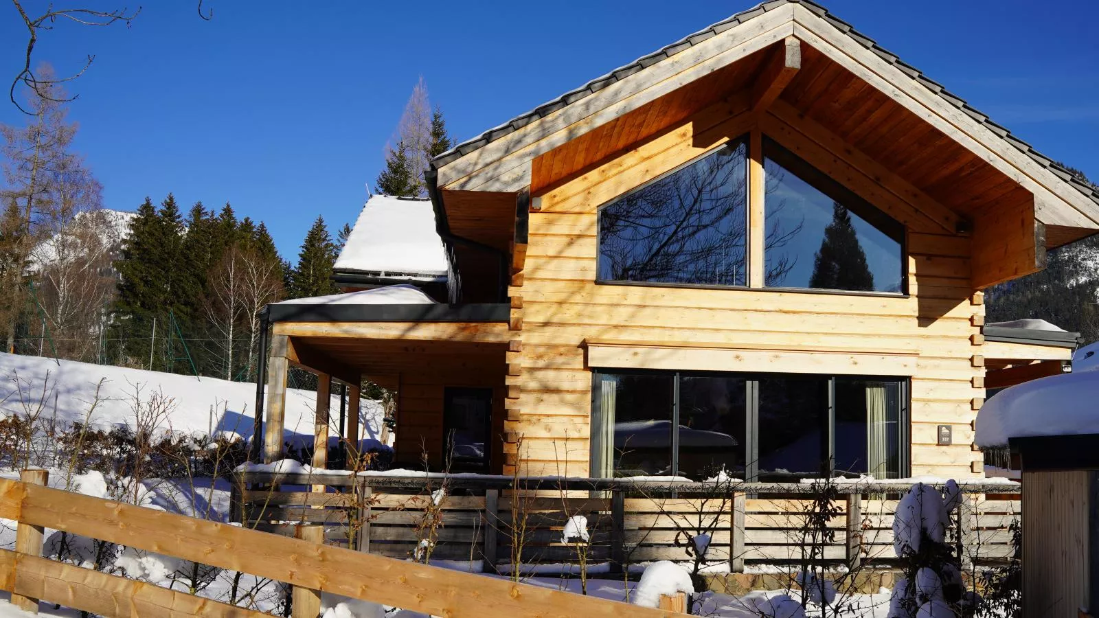 Holzchalet Tauplitz-Exterieur winter