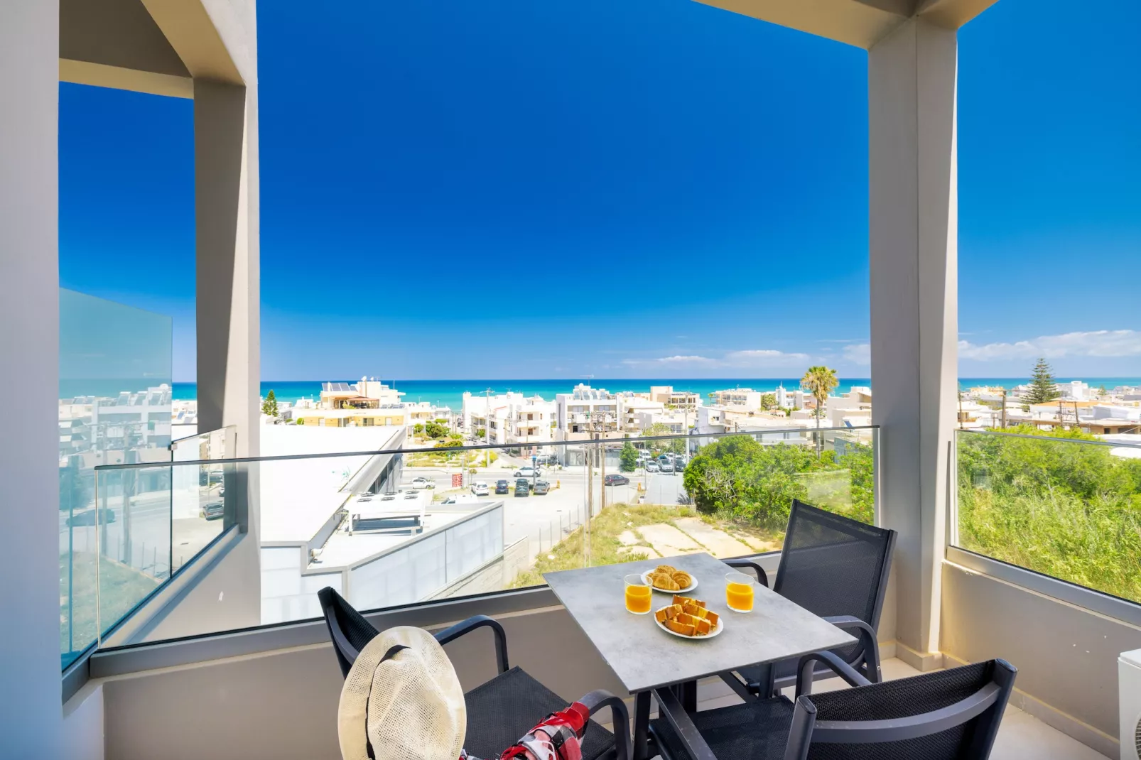 Creta Sun, 103 Studio Sea View-Terrasbalkon