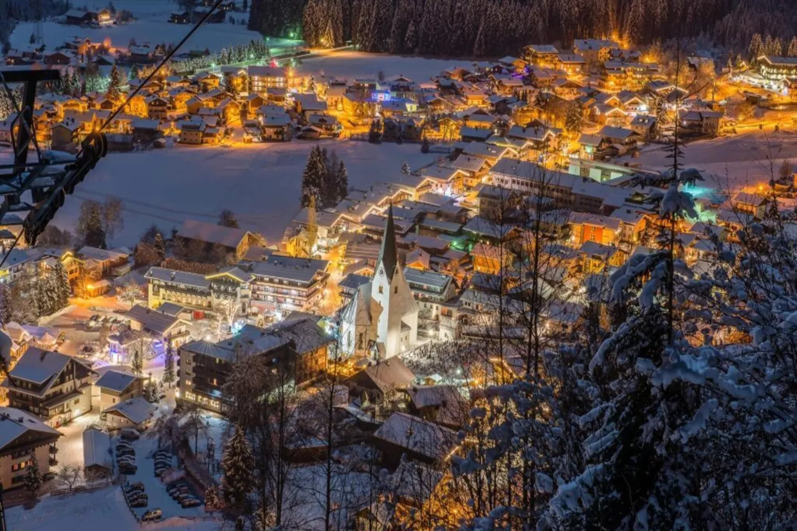 Residenz Wildkogelbahnen Top 21-Gebied winter 5km