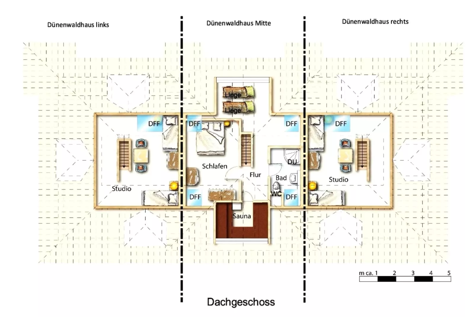 Dünenwaldhaus Mitte-Sfeer