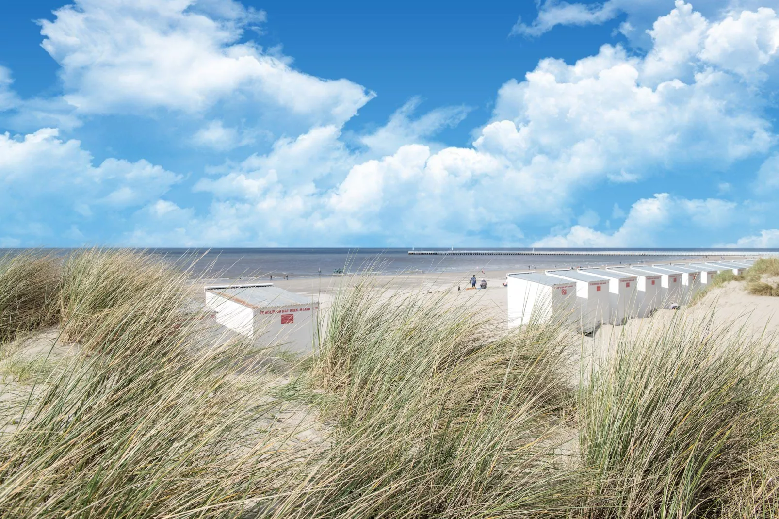 Strand Imperial-Gebieden zomer 5km