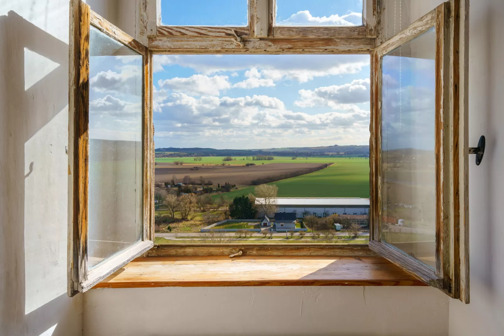 Ferienwohnung im Schloss Friedeburg-Uitzicht zomer