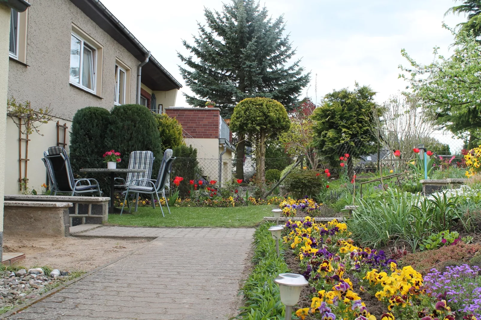 An der Bamburg-Tuinen zomer