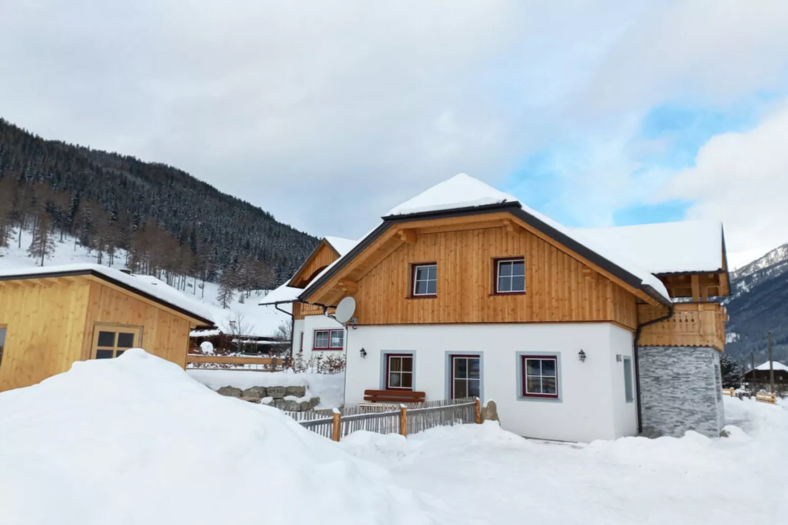 Ferienhaus Weißpriach-Exterieur winter