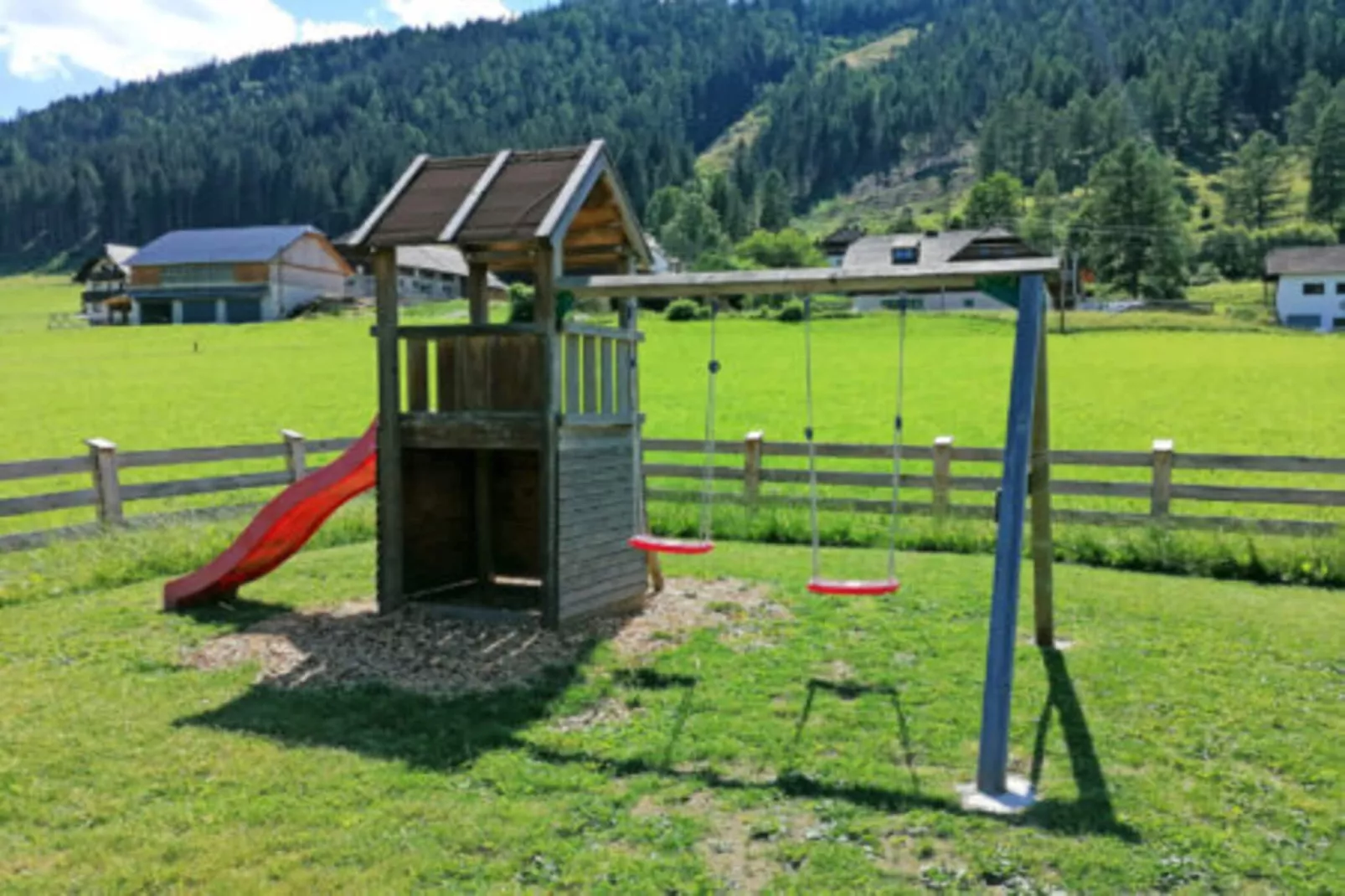 Ferienhaus Weißpriach-Tuinen zomer