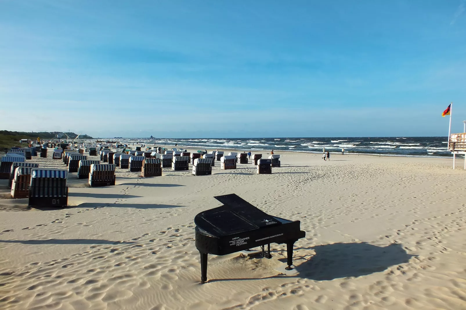 DHH Strandhaus II rechts-Gebieden zomer 5km