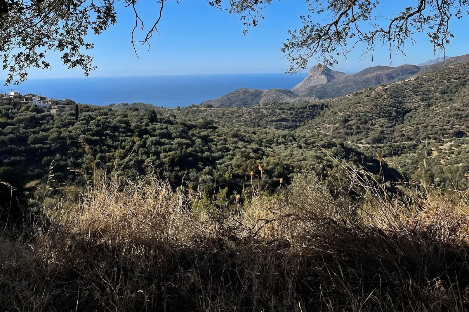 Southern Crete Panoramic House-Gebieden zomer 1km