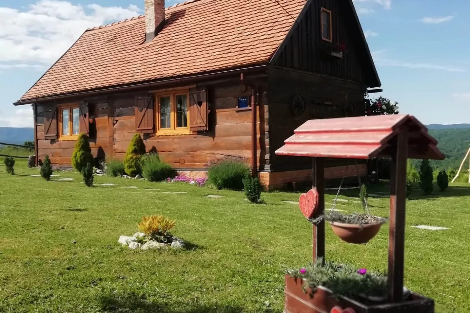 Stara Hiža Vlašić - Duplex one bedroom Chalet with Private Garden-Buitenlucht