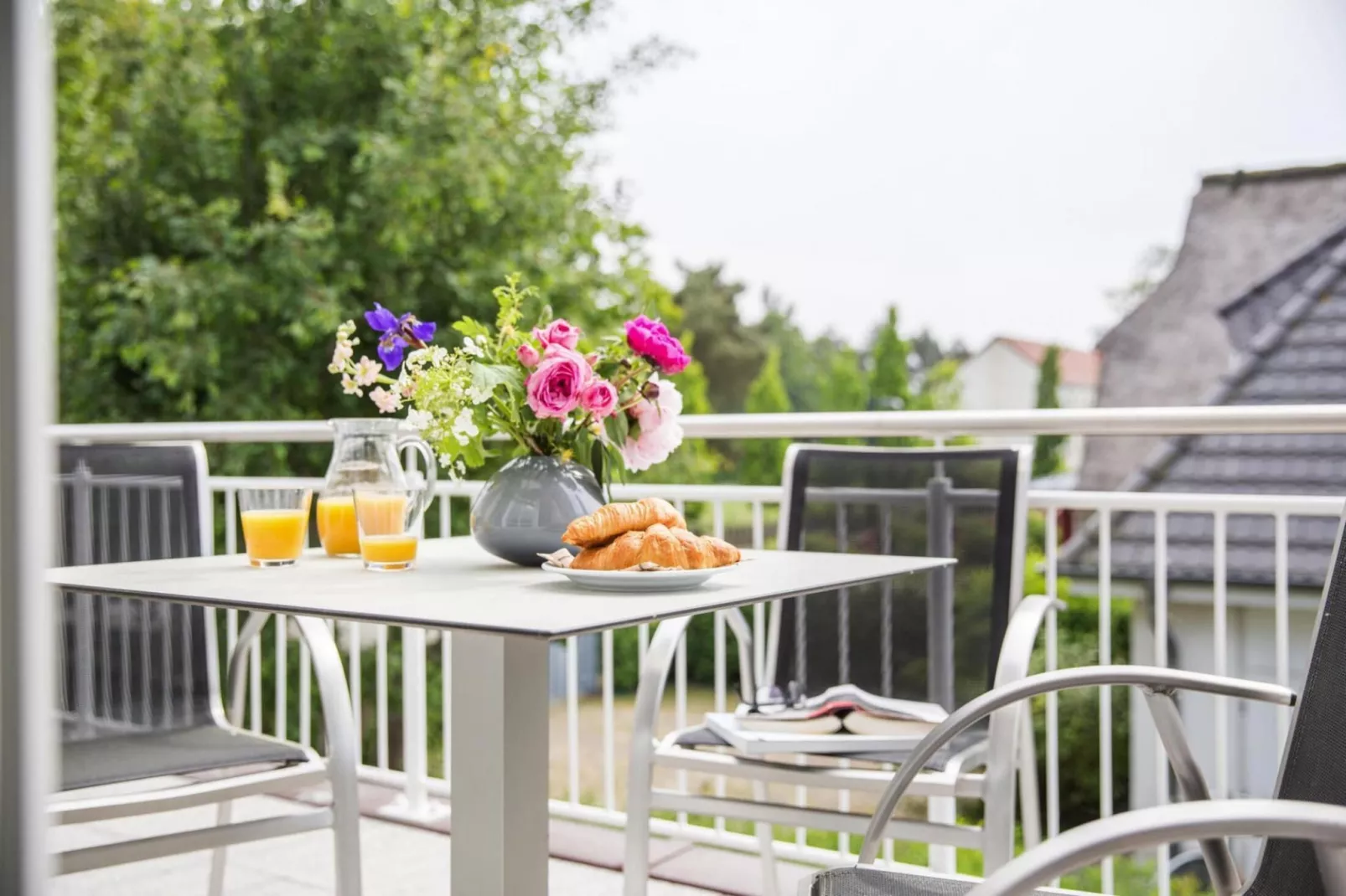 Ferienwohnung Zingst-Diek 15-Terrasbalkon