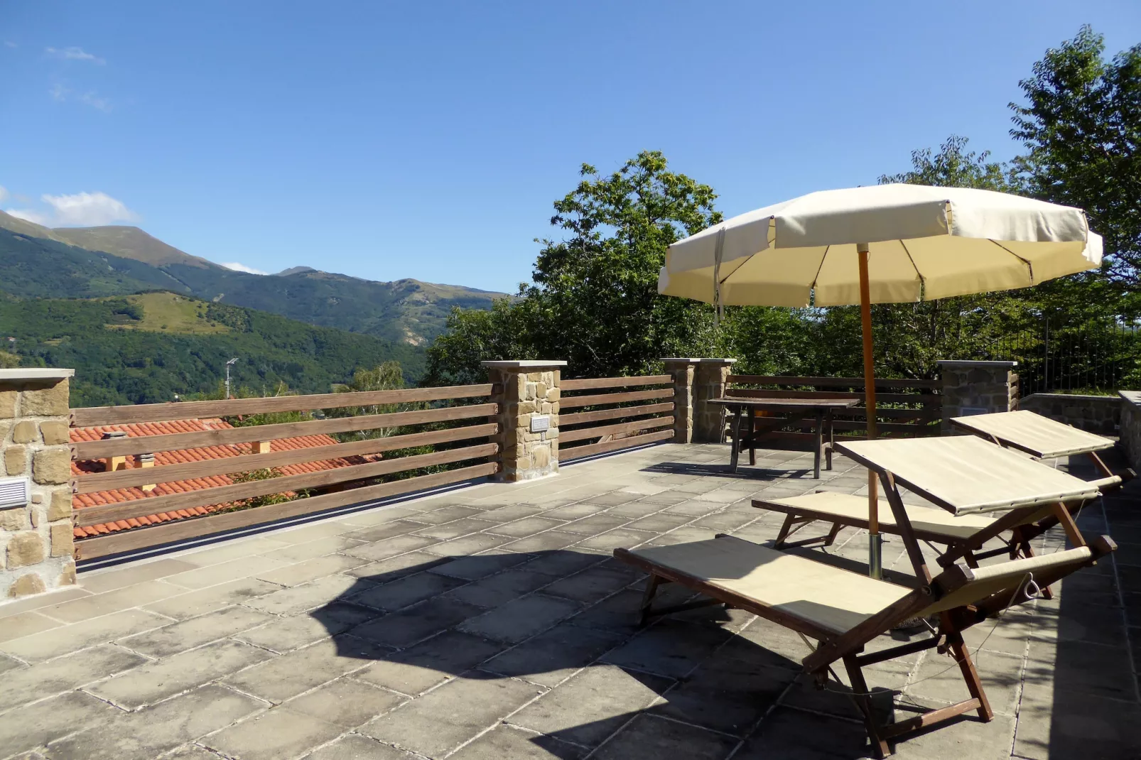 Chalet Appennino-Terrasbalkon