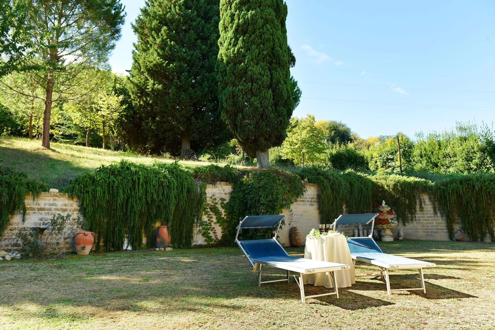 Villa Poggio San Giacomo-Tuinen zomer