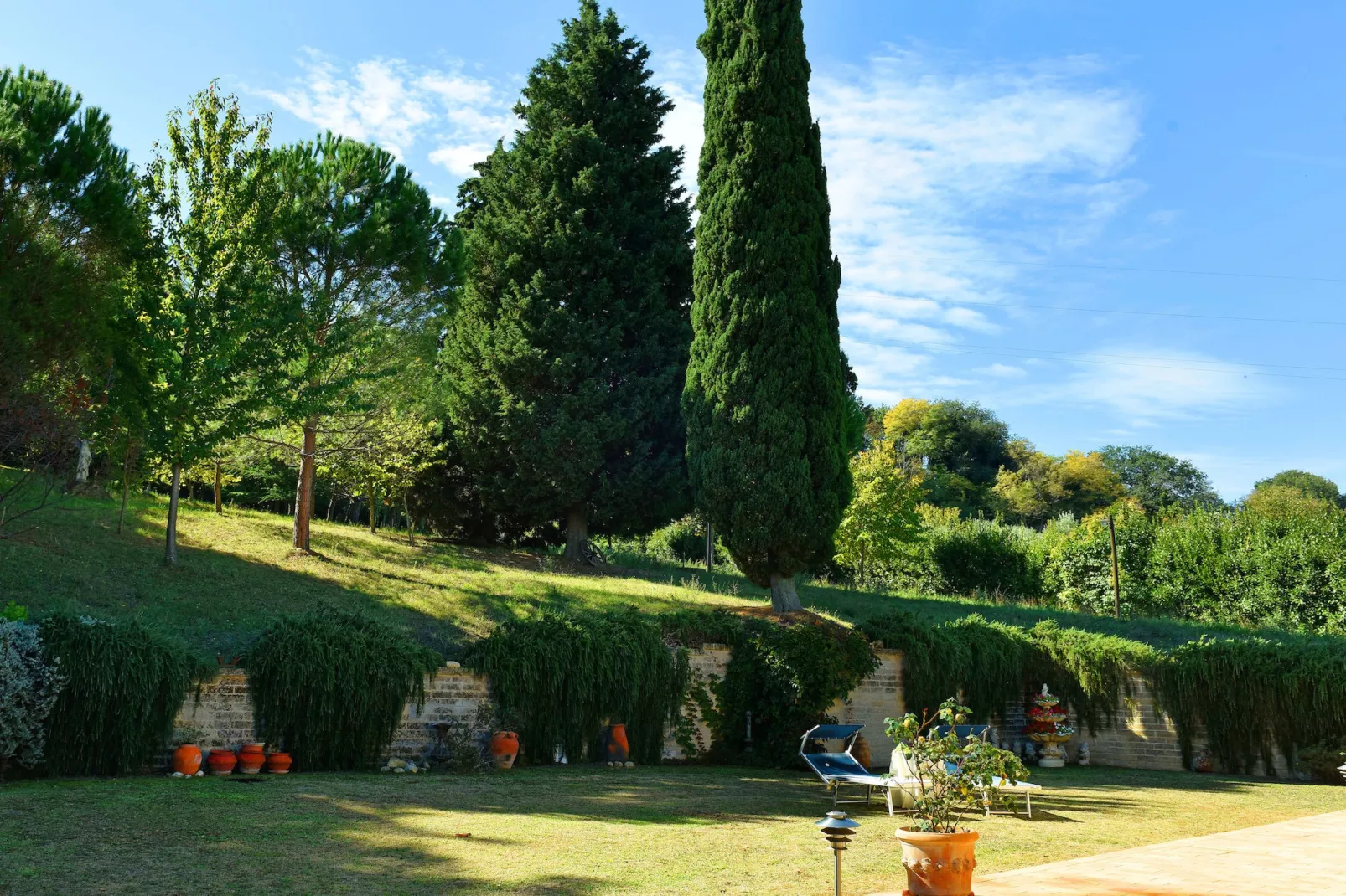 Villa Poggio San Giacomo-Tuinen zomer