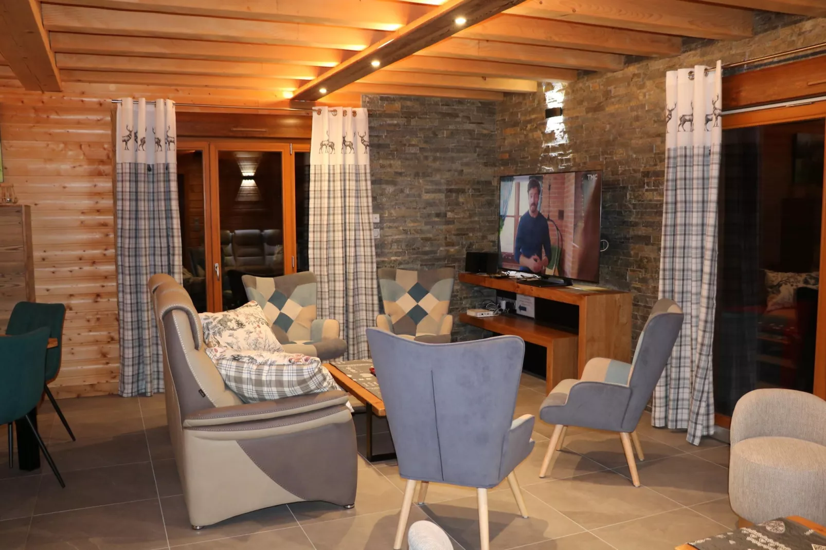 Chalet de montagne-Woonkamer