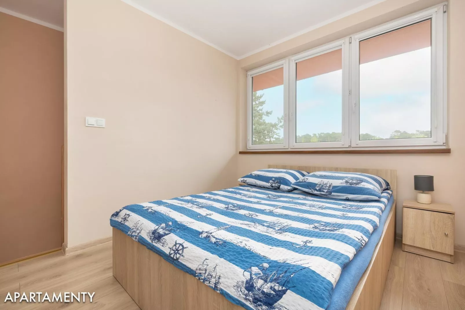 Apartamenty 4-osobowe Niechorze-Slaapkamer