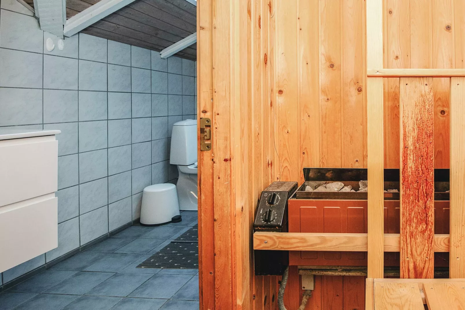 6 persoons vakantie huis in Blåvand-Sauna