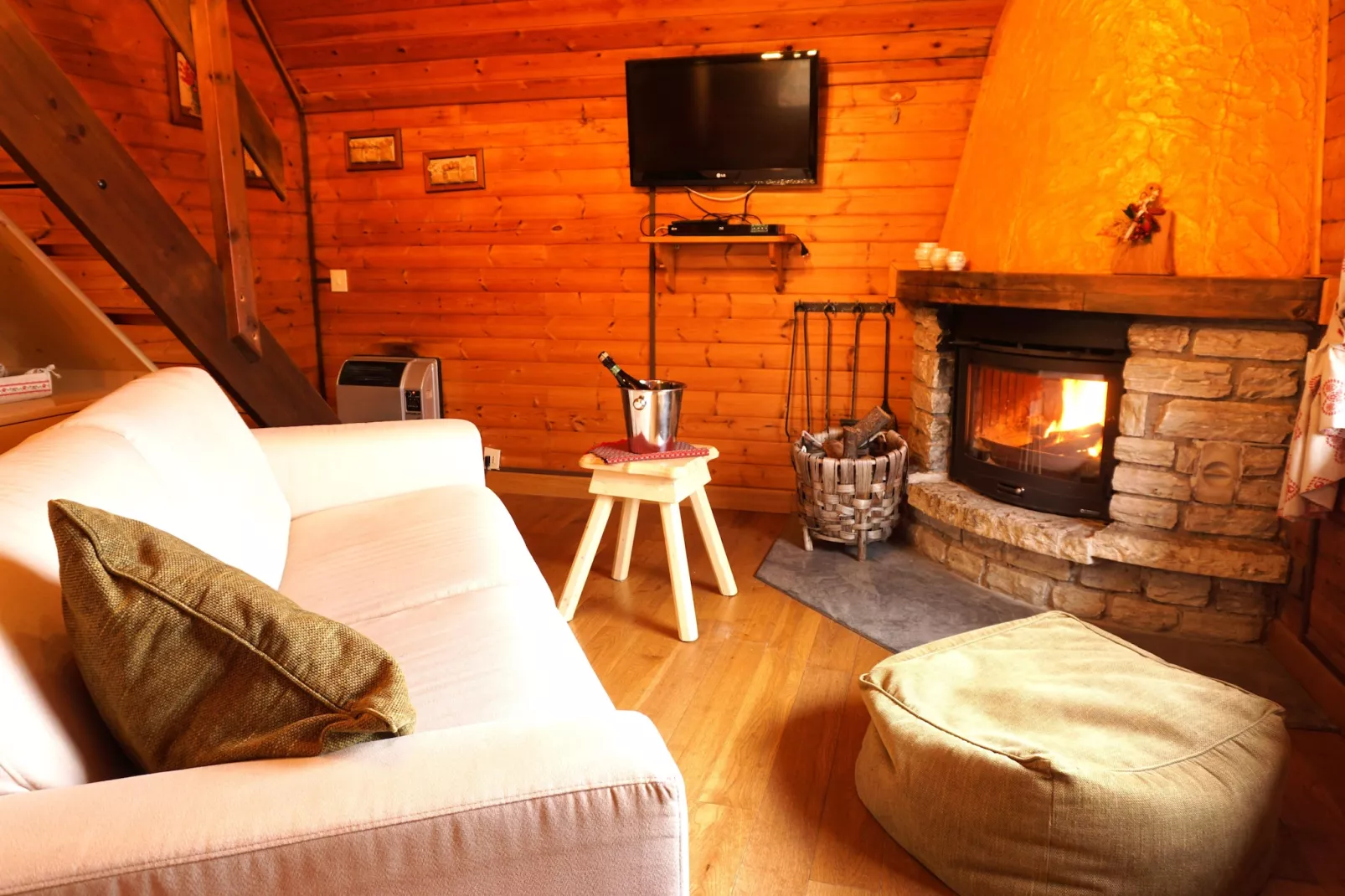 Chalet Appennino-Woonkamer