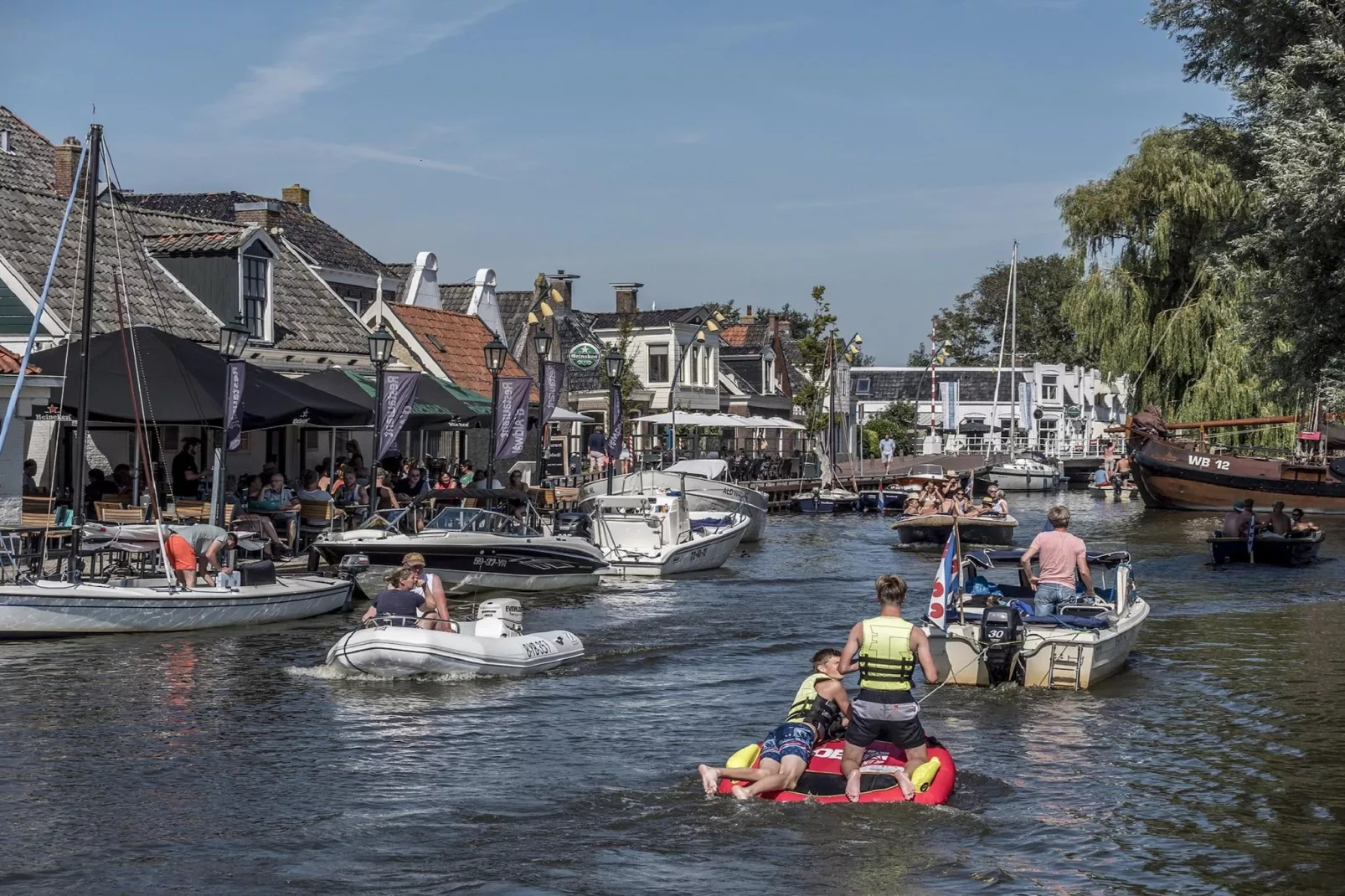 Waterlodges Heeg 1-Gebieden zomer 5km