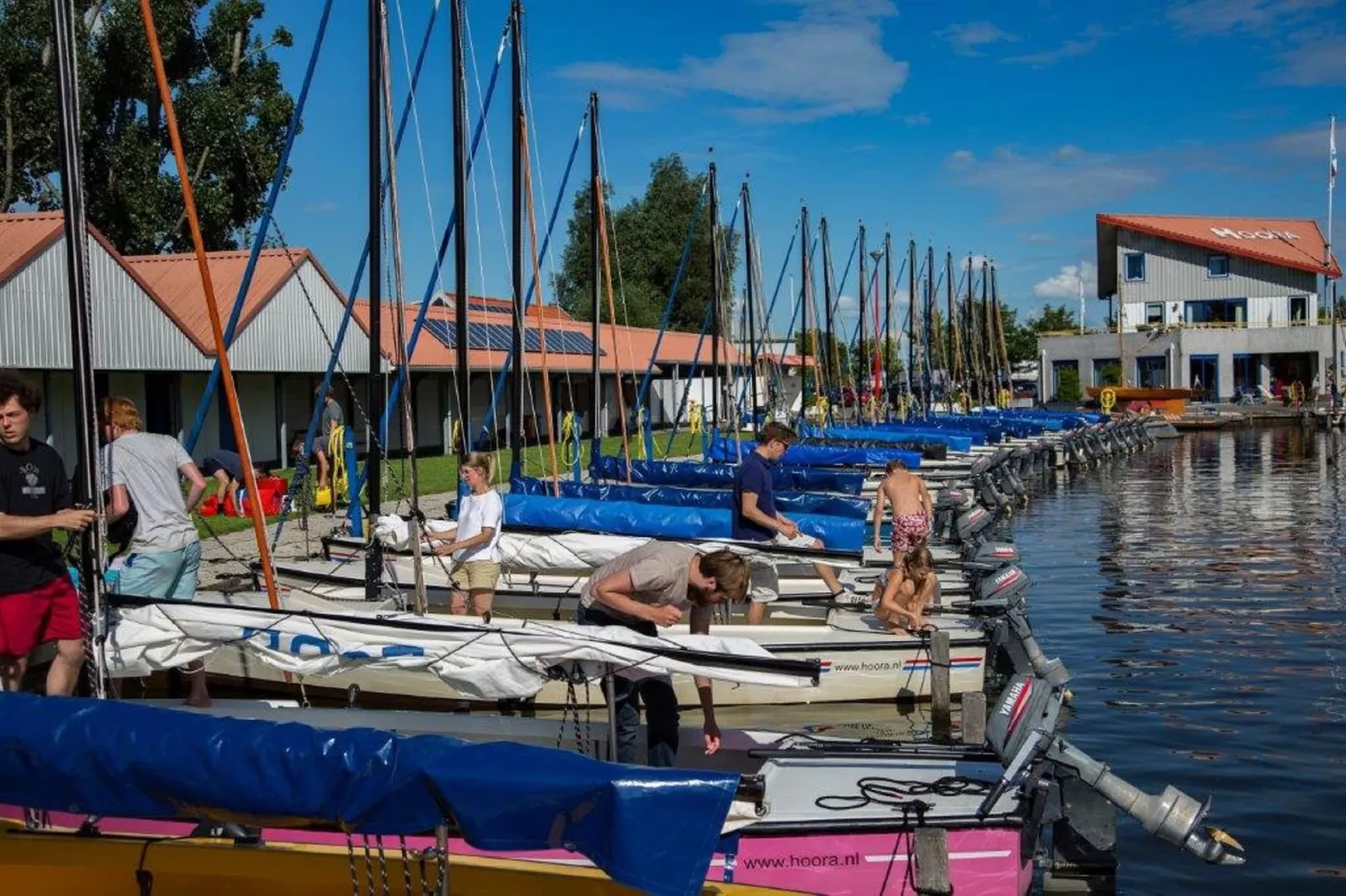 Waterlodges Heeg 1-Gebieden zomer 5km