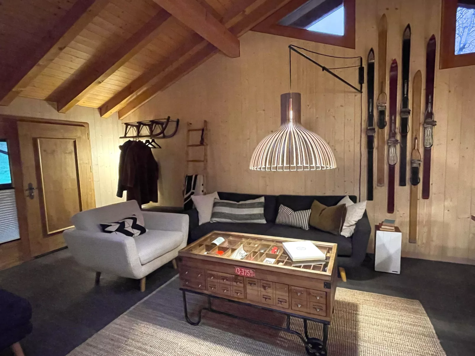 Cozy Chalet-Binnen