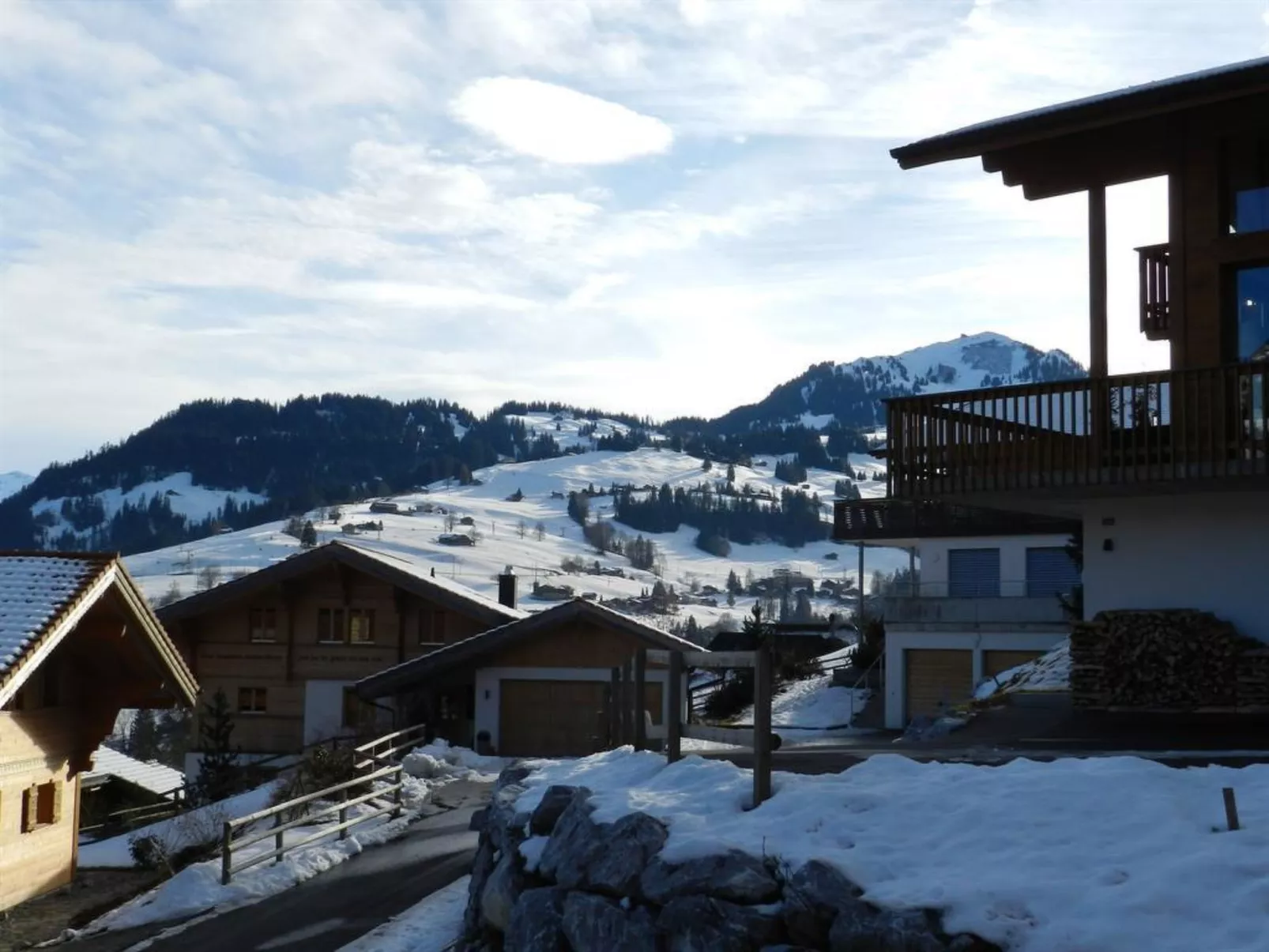 Gletscherblick, Chalet-Buiten