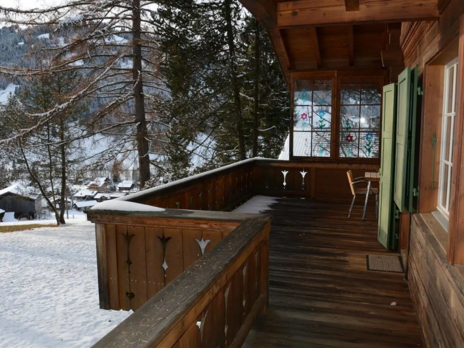 Les Erables, Chalet-Buiten