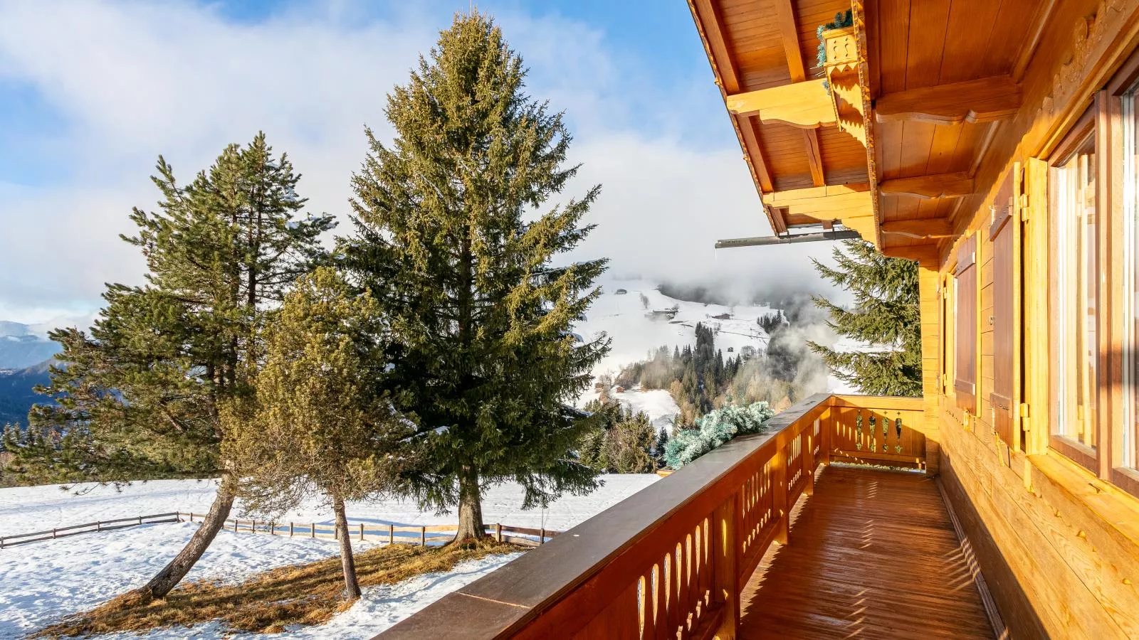 Hütte zum Dillental-Terrasbalkon