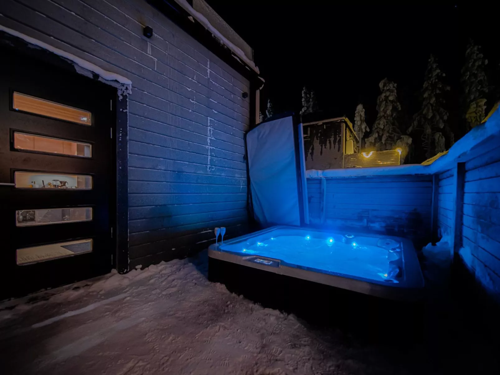 Levi sky iglo incl. hot tub-Binnen