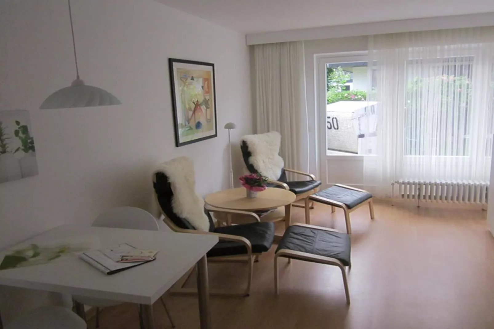 Apartementhaus Ursula Wohnung 14 - Westerland-Woonkamer