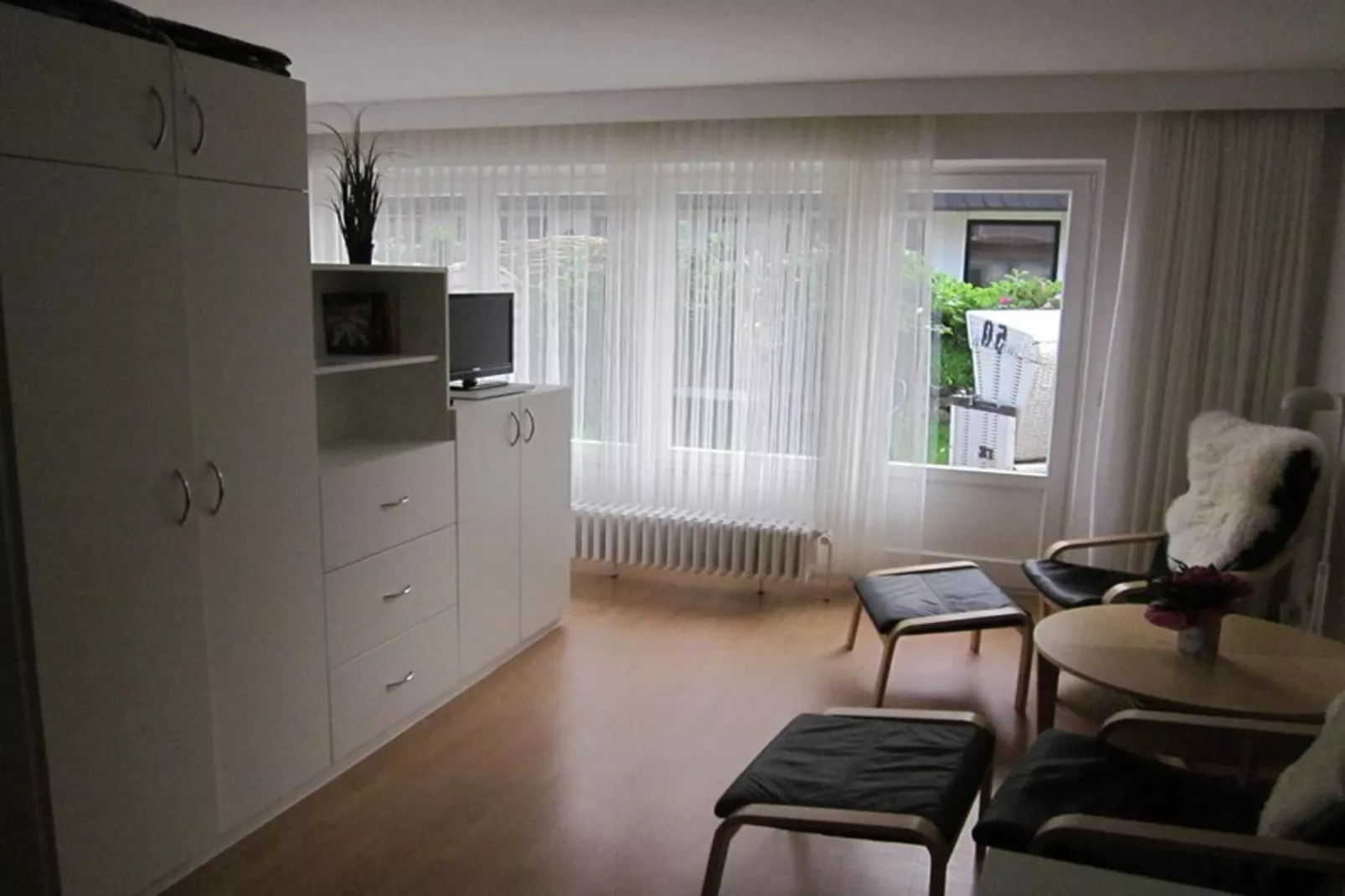 Apartementhaus Ursula Wohnung 14 - Westerland-Woonkamer