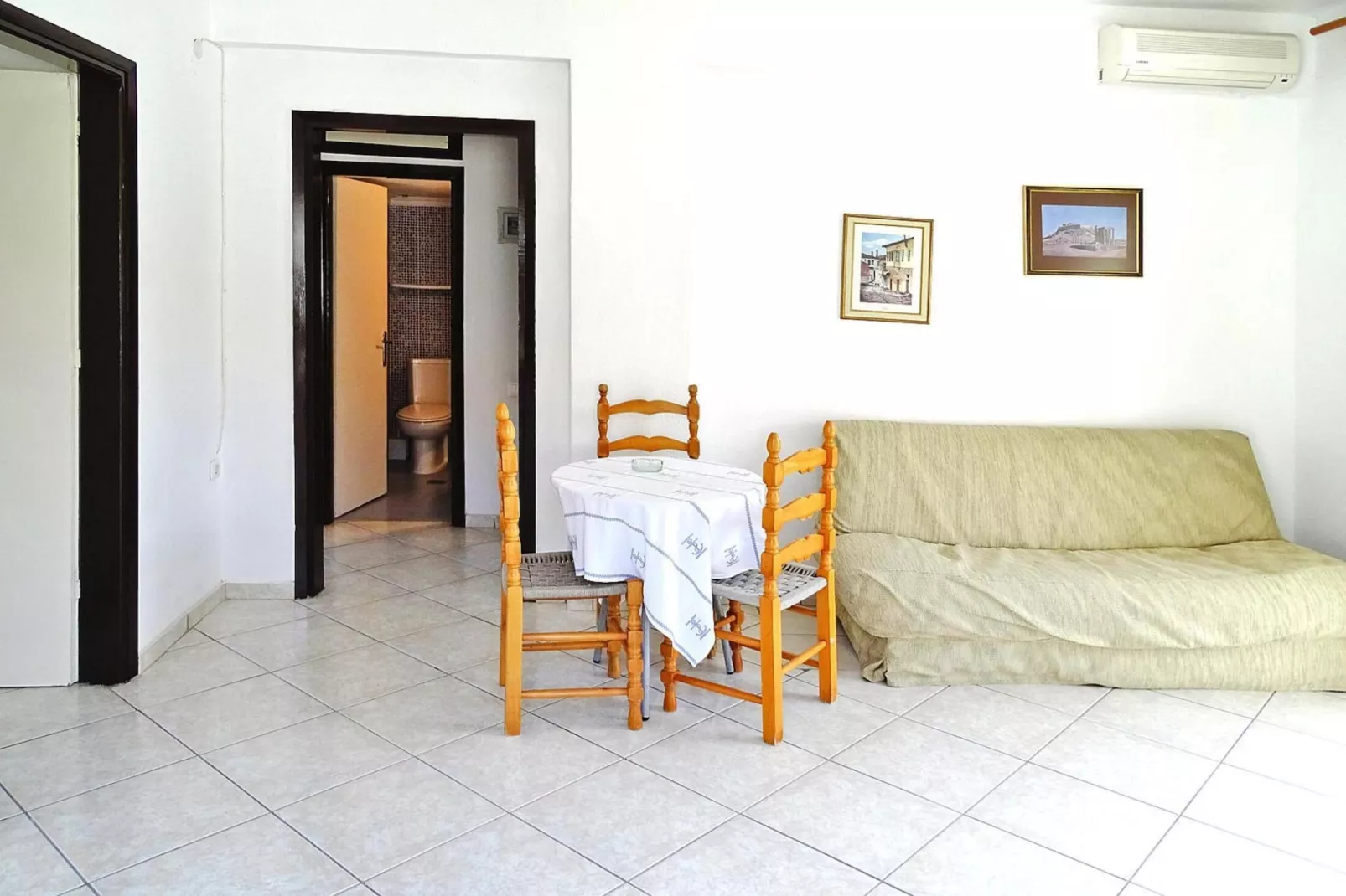 Apartments Ioli, Fourka-1 bedroom-Woonkamer