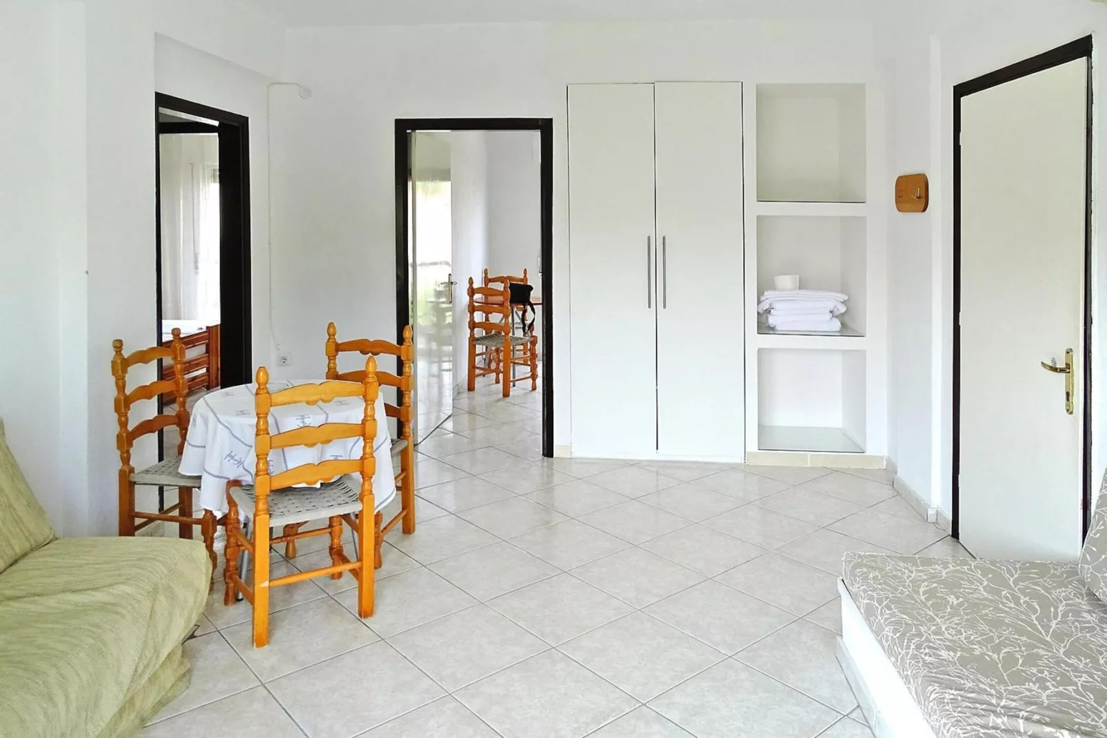 Apartments Ioli, Fourka-1 bedroom-Woonkamer