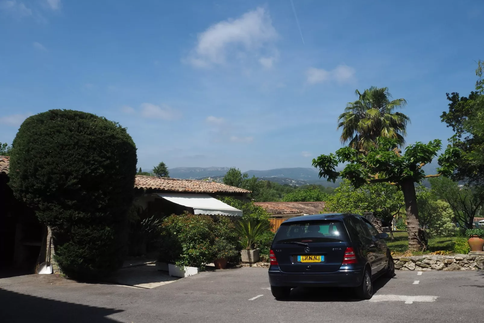 Ferienhaus in Cagnes-sur-Mer-Uitzicht zomer