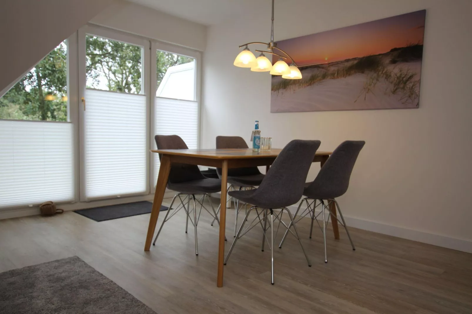 Ferienwohnung Sommerdeich - 4 Personen-Eetkamer