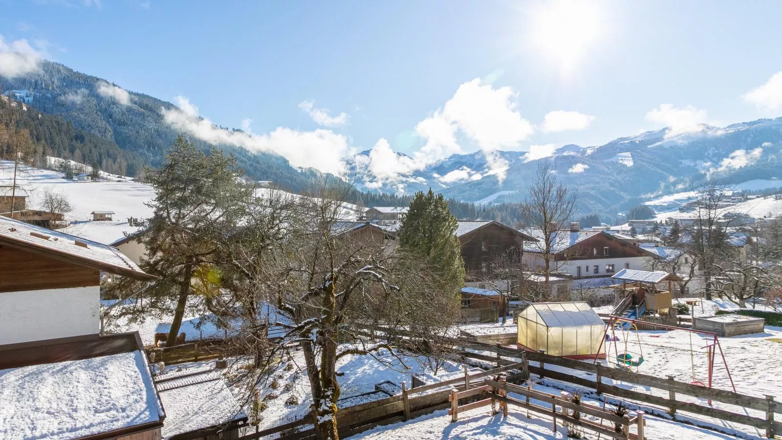 Huberhof-Uitzicht winter